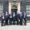 Outside No.10 Downing Street