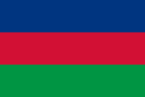 The S.W.A.P.O. flag's colours (blue, red and green) are the most important colours to the Ovambo - Namibia's largest ethnic group.