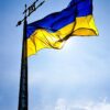 flag of ukraine: horizontal bicolour of sky blue over yellow