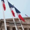 French Tricolores fly outside the Assemblée nationale, Paris, on 15 February 2024 to celebrate the 230th anniversary of the flag